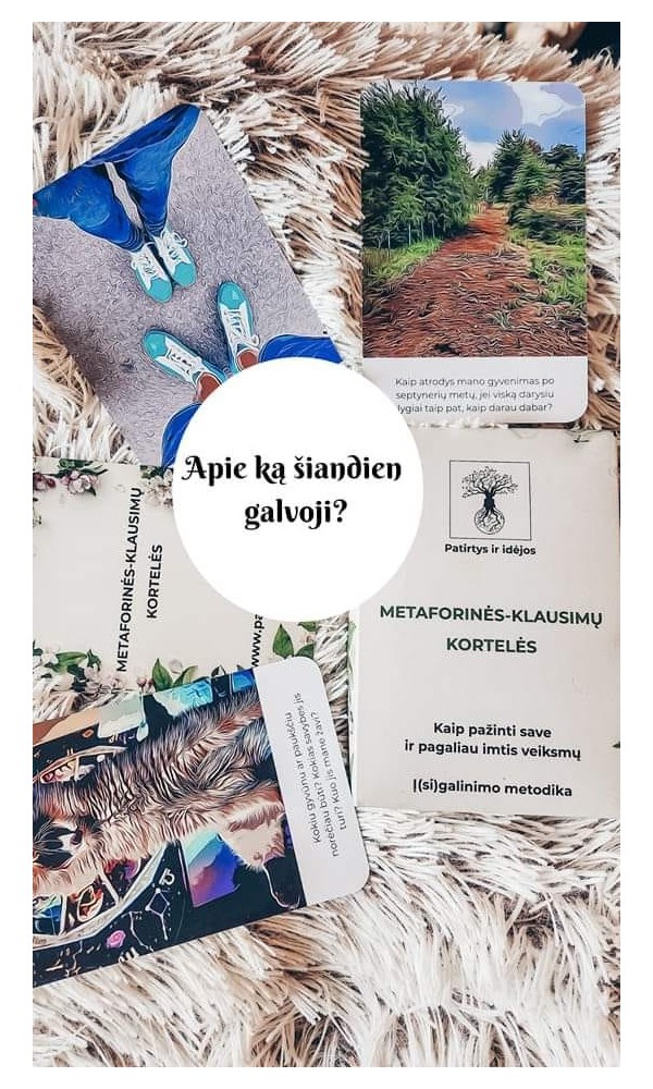 metaforinės klausimų kortelės